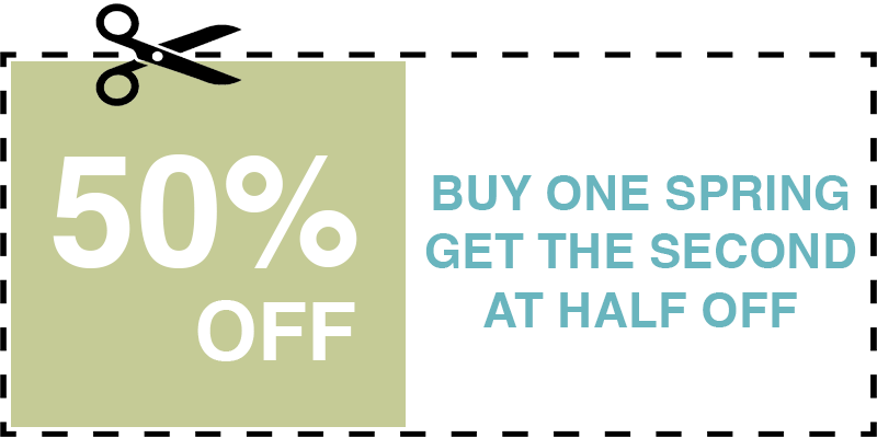 HALF OFF GARAGE SPRING Islandia